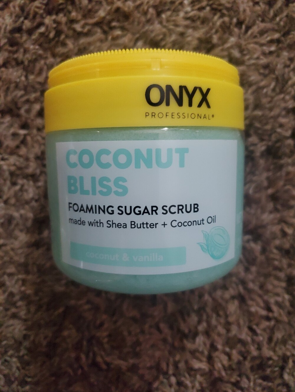 Onyx Coconut Bliss Foaming Sugar Scrub